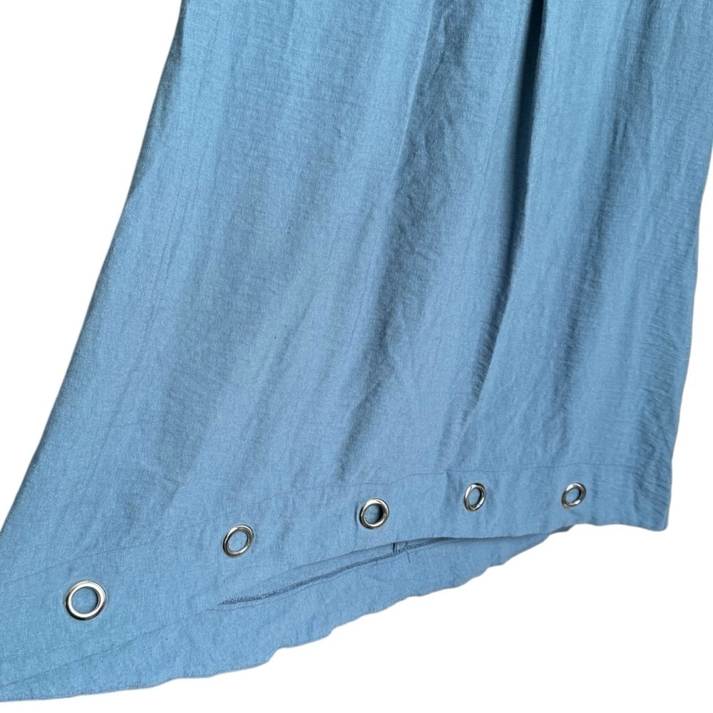 Abigail High Low Dress Teen Girls Size 18 Blue Grommet Detail Bell 3/4 Sleeve - Picture 9 of 14